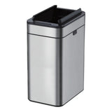 Lixeira Automática SensorClean 50L | Tampa Dupla com Sensor, Inox Premium e Alta Capacidade