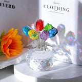Rosa Eterna - Arranjo de Cristal Decorativo – Presente Eterno